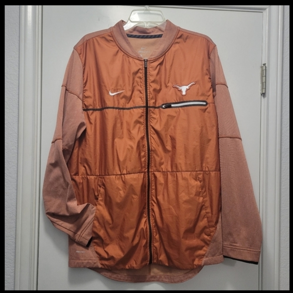 Nike University of Texas Longhorns Coaches Sideline Jacket UT Burnt Orange, L